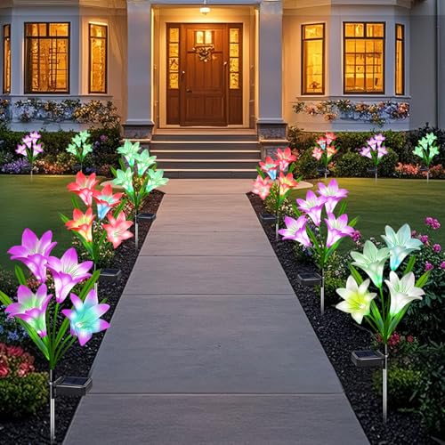Solar Lights Outdoor Waterproof (4 Count)
