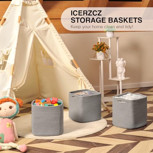 13 Inch Cube Closet Storage Bins (3 Count)