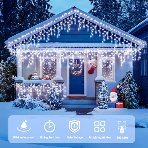 Christmas Icicle Lights for Outside
