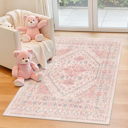 Pink Rugs for Bedroom (24 Sq Ft)