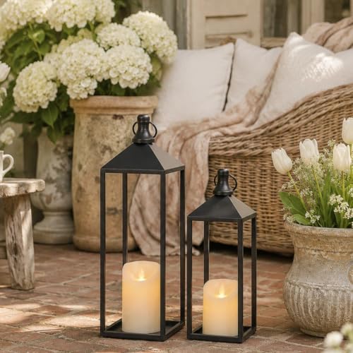 Lanterns Decorative Outdoor Indoor (2 Count)