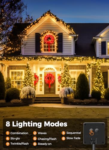 Solar String Lights Outdoor Waterproof (40 Foot)