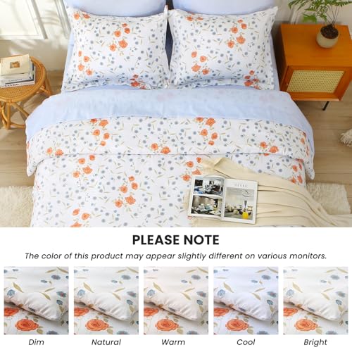 Orange Blossom Full Comforter Set
