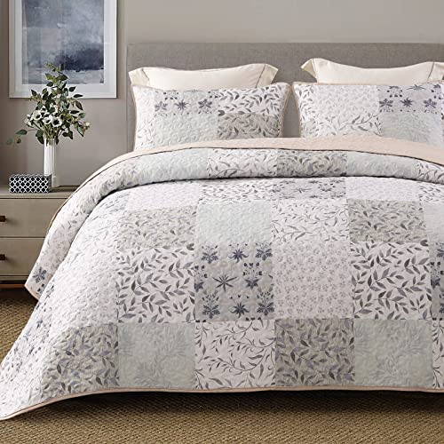 Reversible Boho Quilts Full Size Gray