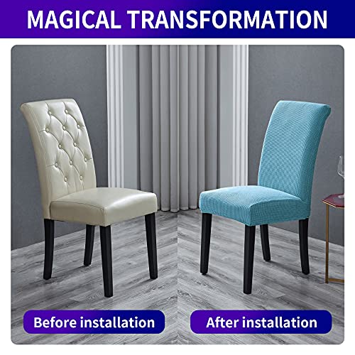 Stretch Chair Covers for Dining Room Set of 2