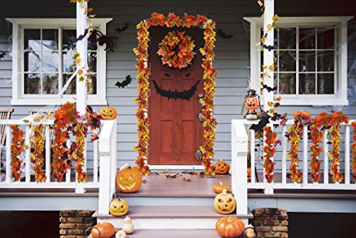 2 Pack Fall Maple Garland Autumn Hanging Fall Leave Vines (2 Count)