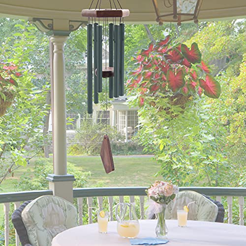 Outdoor Wind Chimes 28 inch Green Garden Patio Gift Patio Porch Home Yard