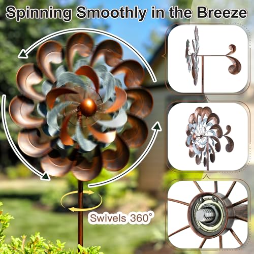 Wind Spinners for Yard and Garden Large