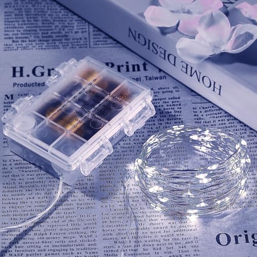 4 Pack 65.6 Ft. Battery Operated Outdoor String Lights with Remote & Timer (4 Count)