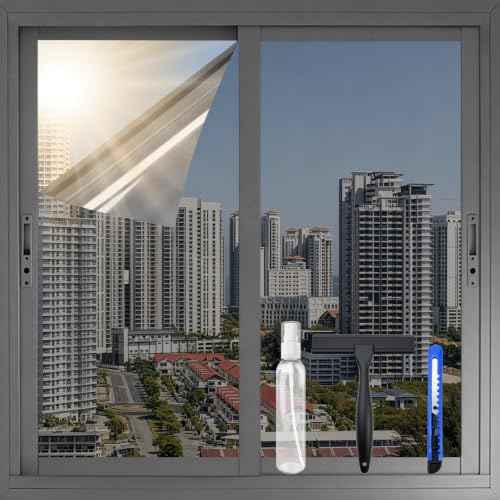 One Way Window Privacy Film with Tools