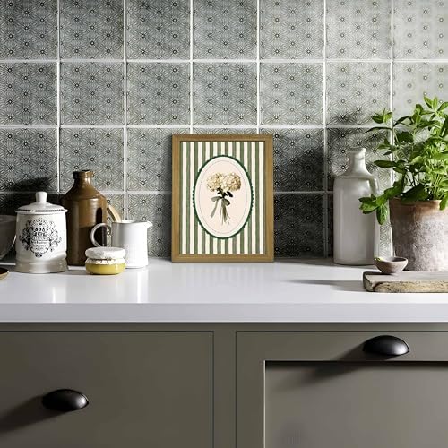 Framed White Hydrangea Canvas Wall Art