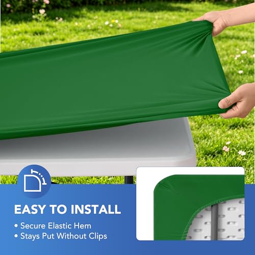 Fitted Tablecloth for 8 Foot Rectangle Tables (4 Count)