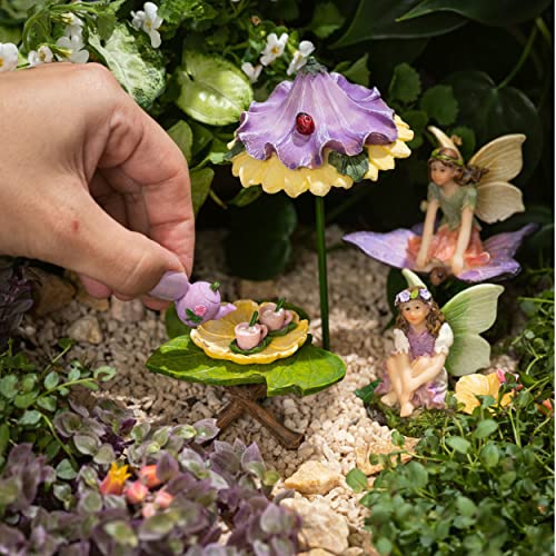 Fairies for Fairy Garden Accessories Outdoor Kit (8 Count)