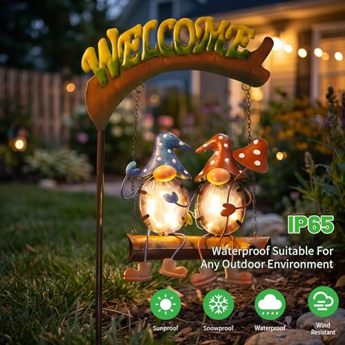 Gnomes Garden Decor Solar Lights
