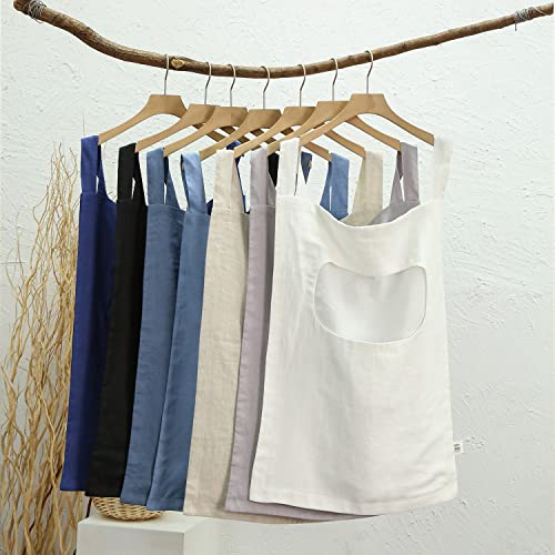 100% Linen Door Hanging Laundry Hamper Bag