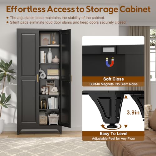 75" Kitchen Pantry Cabinet