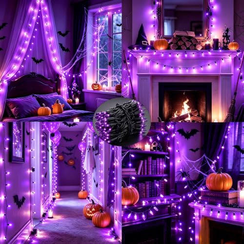 Purple Halloween Lights (21 Foot)