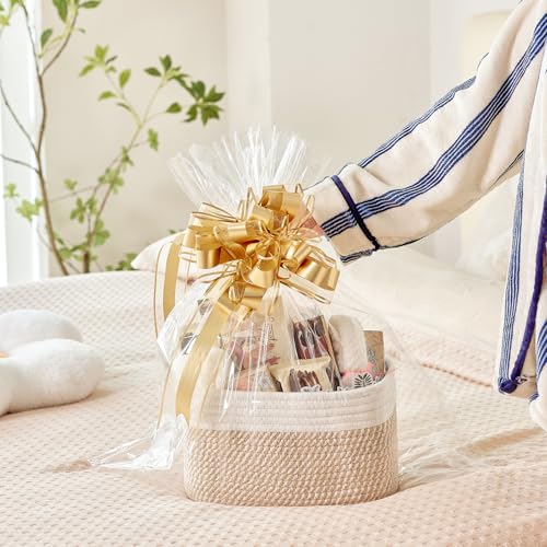 Small Cotton Rope Basket (3 Count)