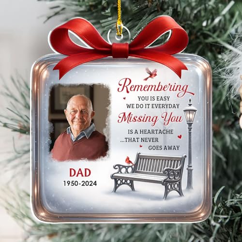 Personalized Custom Photo Acrylic Ornament