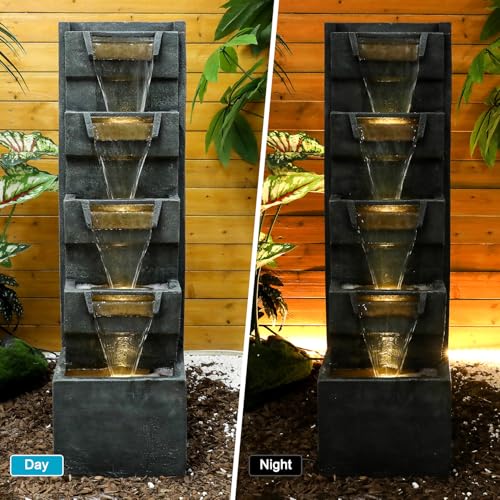 39.3" H Modern Water Fountain 5