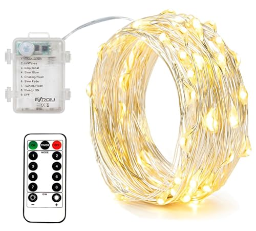 4 Pack Battery Operated Fairy String Lights (65.6 Foot)