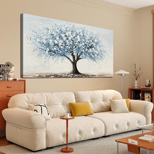 Large Tree of Life Wall Art Canvas Art Wall Decor for Living Room 29"X58"