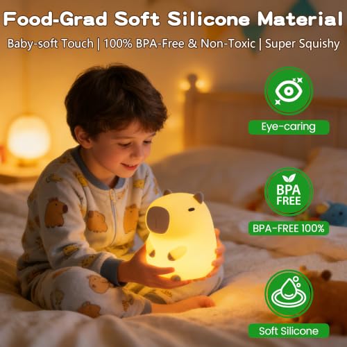 Capybara Night Light for Kids