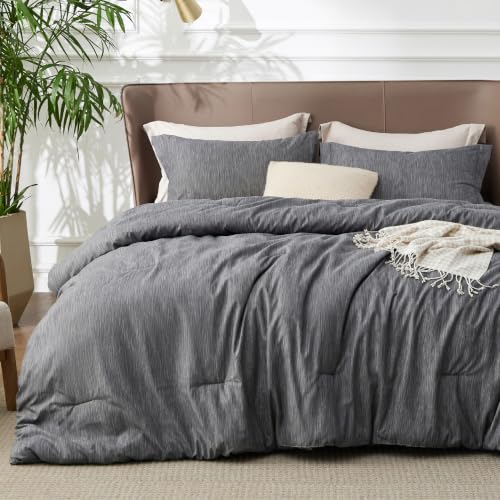 Dark Grey Oversized King Comforter Set