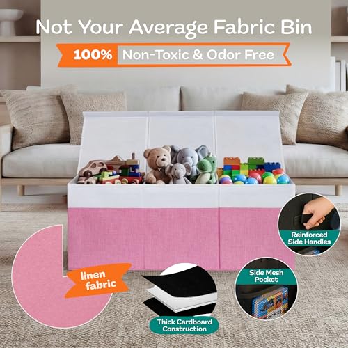 Extra Large Toy Storage Organizer with Lid