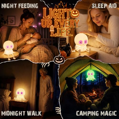 Skull Silicone Night Light