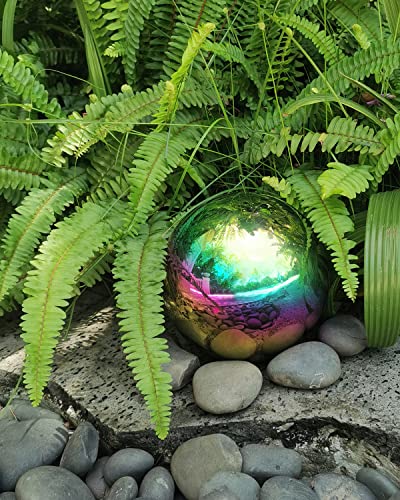 Rainbow Gazing Globe Mirror Ball