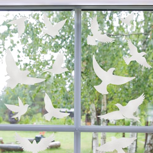 9 Sheets Bird Window Clings (9 Count)