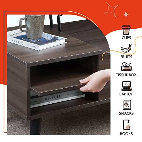 Lift Top Coffee Table with Hidden Storage