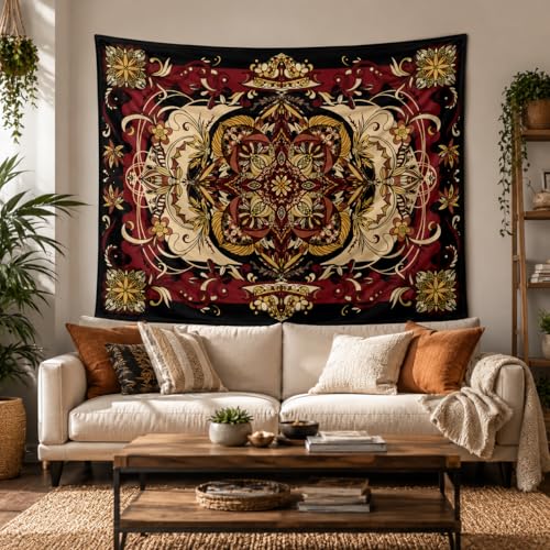 Red Moth Tapestry