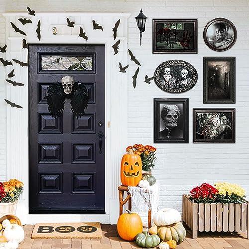 15 Halloween Gothic Creepy Skull Photos Haunted Horror Picture Frame