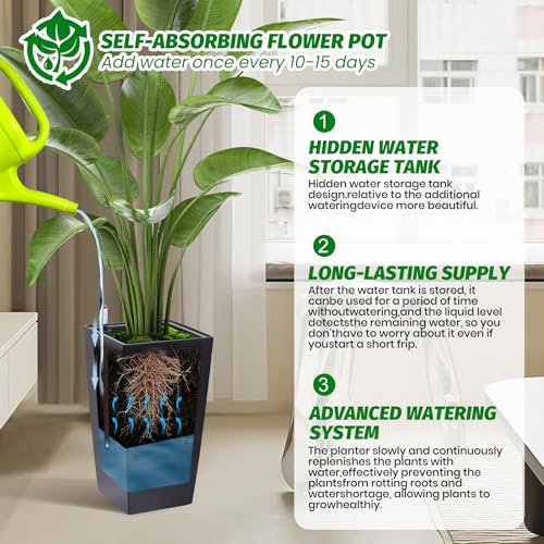 16 in Tall Planters Set of 2 (2 Count)