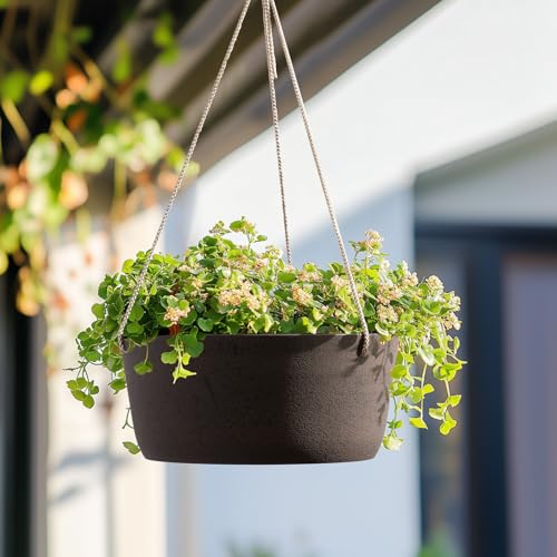 Large Hanging Planters for Outdoor Plants (2 Count)
