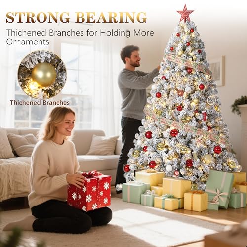 6Ft Pre Lit Artificial Christmas Tree