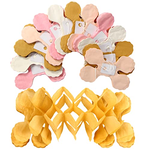 Pink Peach Gold Party (12 Count)