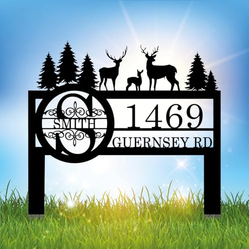 Personalized Deer Wildlife Decor for Outside