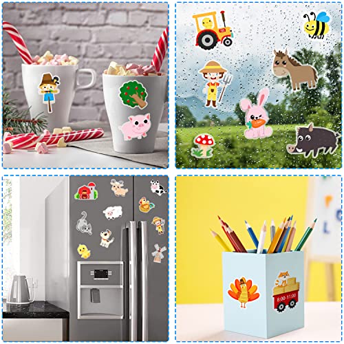Brand Farm Animal Gel Clings Stickers for Kids