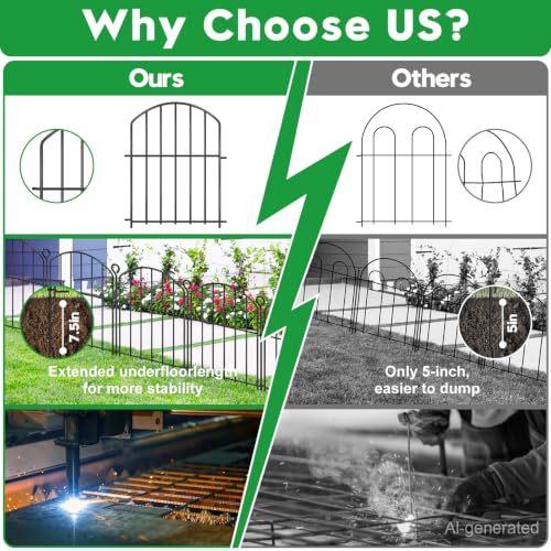 Decorative Garden Fence 17in (1700 sq inch)