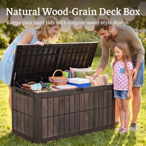 134 Gallon Outdoor Deck box w