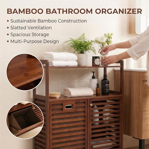 Tilt Out Laundry Hamper with shelves