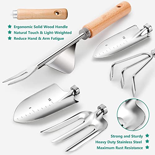 9 Piece Gardening Tools Set with Fashion Handbag