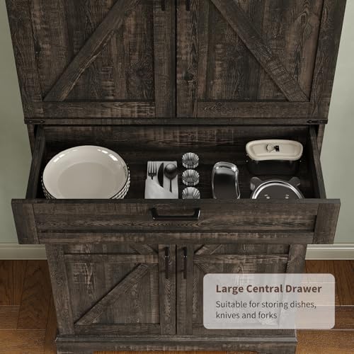 72'' Kitchen Storage Pantry Cabinet