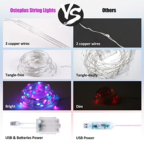 Battery Operated Fairy Lights Color Changing String Lights with Remote