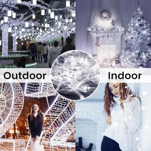 4 Pack 400 LED Battery Operated String Lights