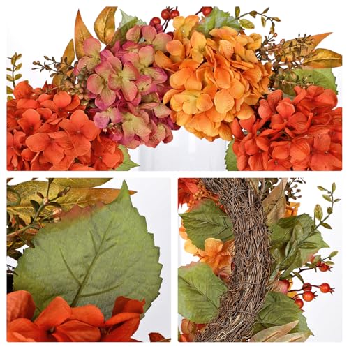 Artificial Fall Wreath for Front Door