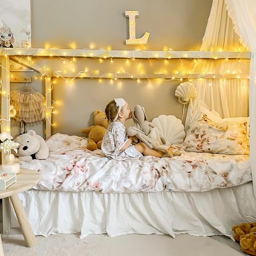 100 LED String Lights Indoor Bedroom Warm White Christmas Lights (33 Foot)